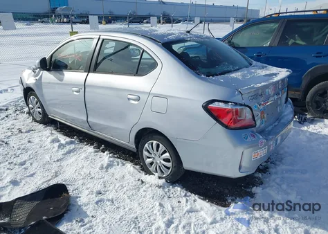 2021 Mitsubishi Mirage G4 Carbonite Edition/Es/Le из США, поврежденный, VIN ML32FUFJ4MHF00612